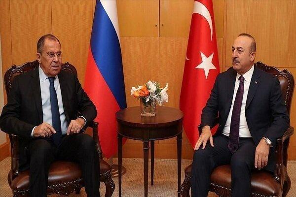 محورهای رایزنی وزرای خارجه ترکیه و روسیه