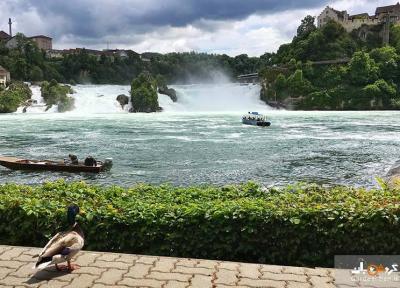 آبشارهای راین، بزرگ ترین صفحه آبشار اروپا، عکس