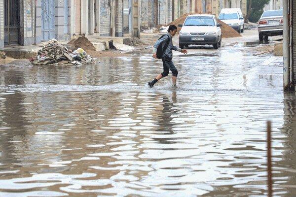افزایش 166 برابری بارندگی در خلخال